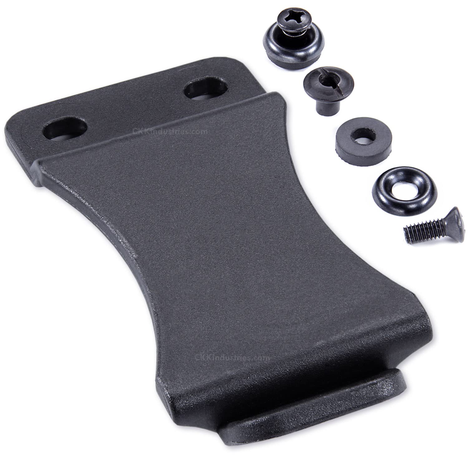 Holstex FOMI belt clip on a 1.50 inch belt with adjustable cant for comfort
