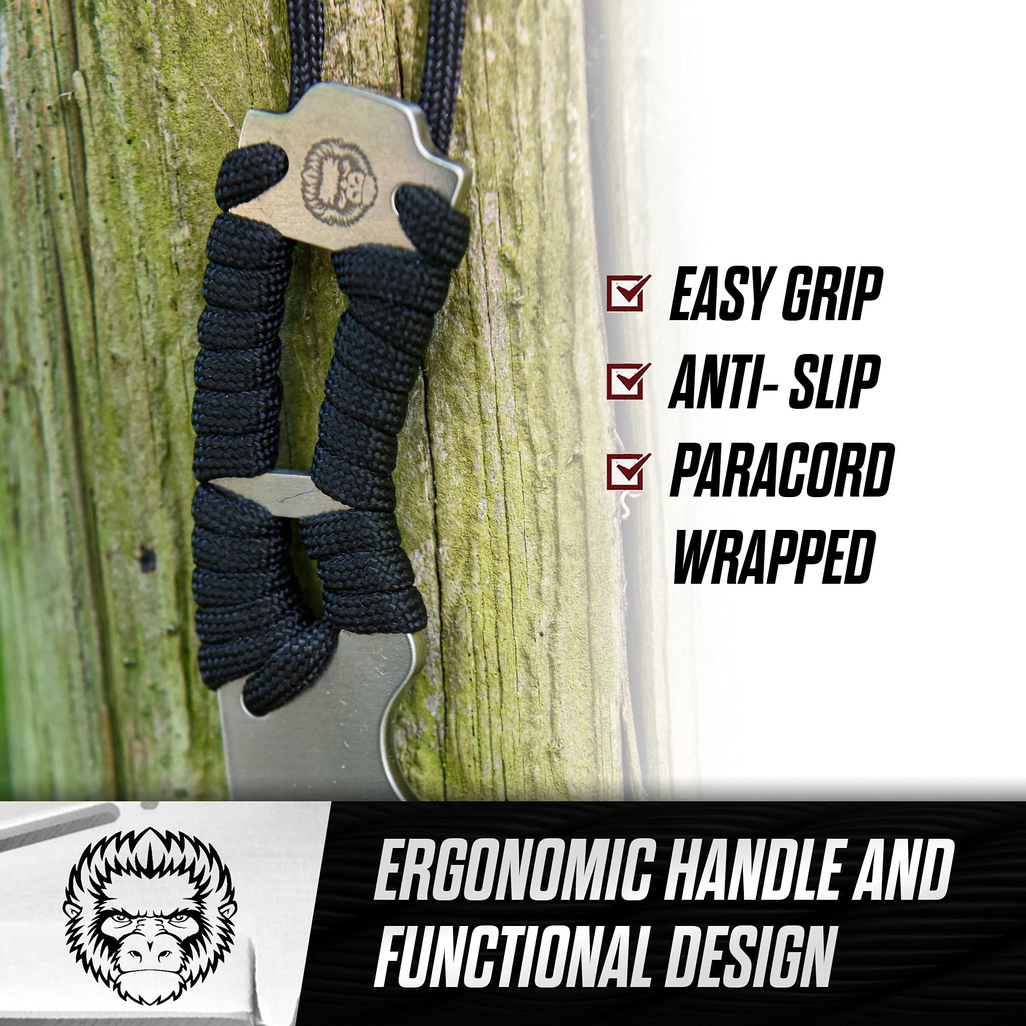 Holtzman's ergonomic G10 handle offers maximum control and slip resistance