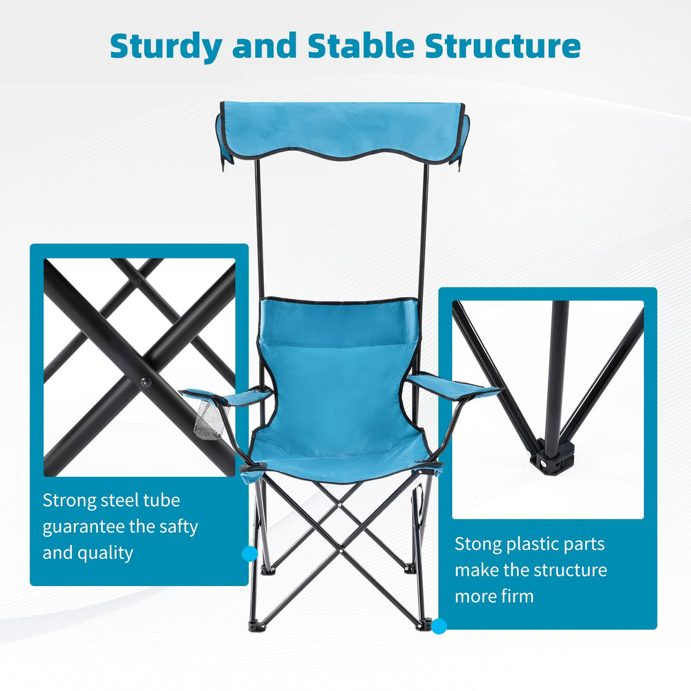 Homcosan chair oversized seat offers relaxed seating after outdoor activities.