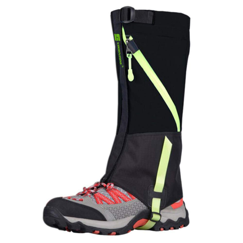 HomDSim kids outdoor gaiters with adjustable strap for a secure hike fit.