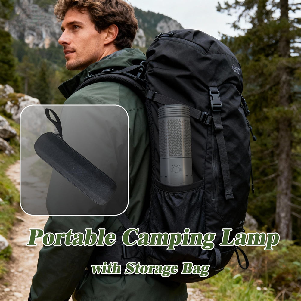 HOMECHOOSE camping light color temperature and SOS mode for ambiance and signaling