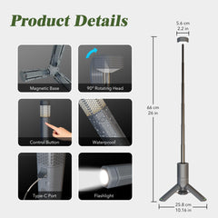 HOMECHOOSE rechargeable 10500mAh battery powering long sessions and device charging