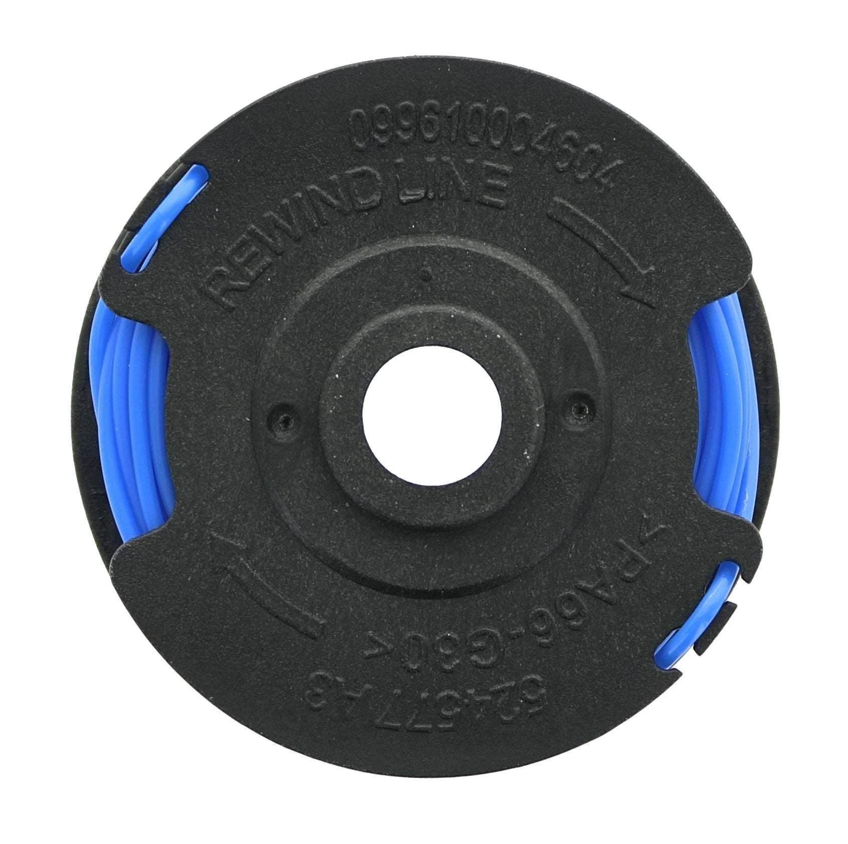 Homelite AC41RDLB autofeed spool ready for quick installation