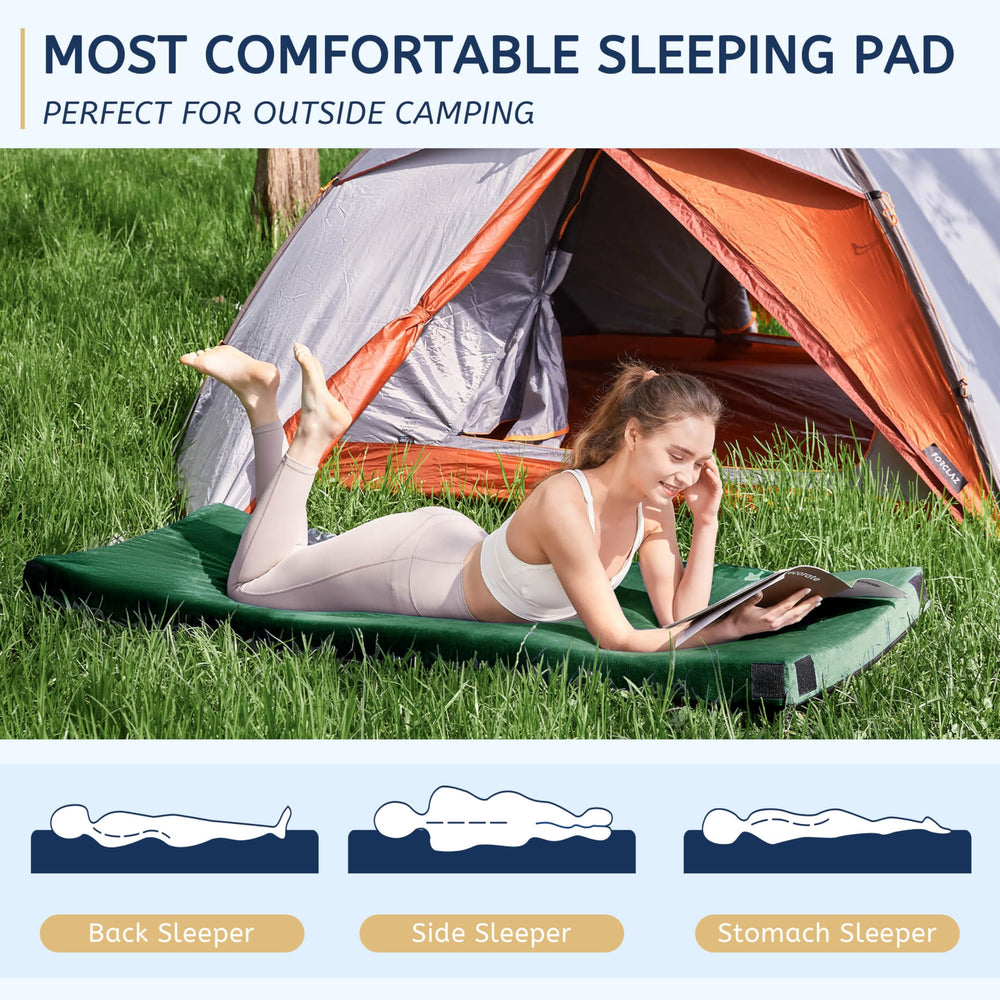 Homemate anti-slip and temperature-regulating mat for secure outdoor rest.