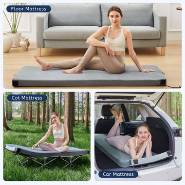 HomeMate portable travel bag keeps mattress tidy and ready
