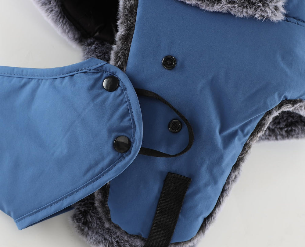 Home Prefer trapper hat worn during skiing or hiking adventures outdoors.