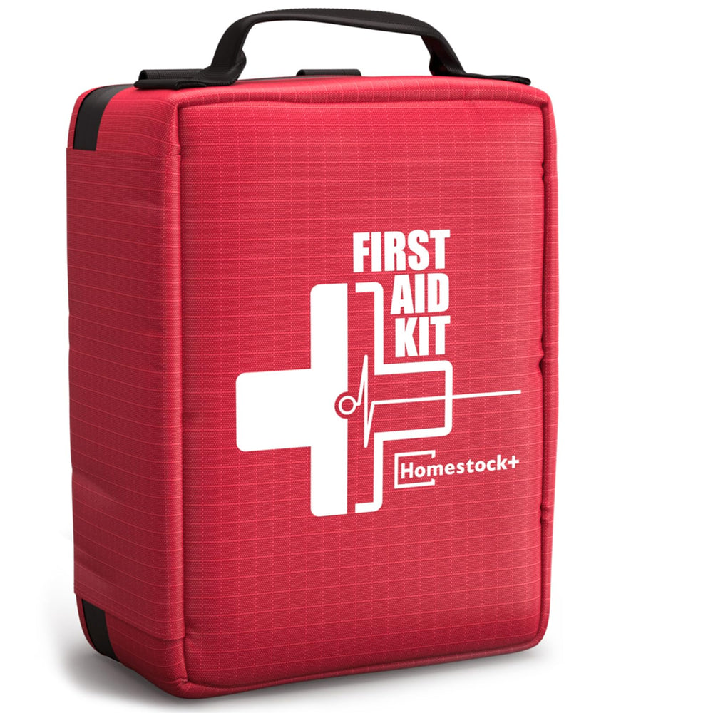 Homestockplus first aid kit exterior bag for on-the-go emergencies and outdoor readiness.