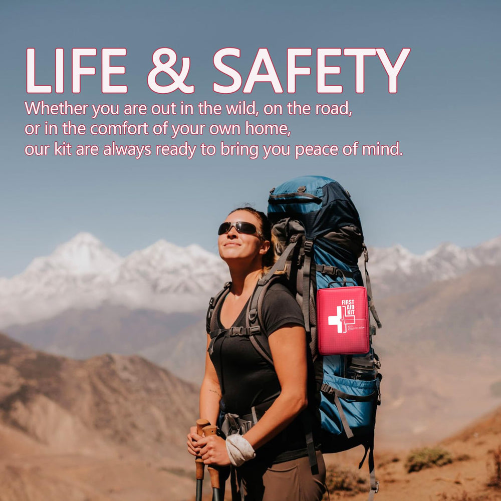 Homestockplus first aid kit ideal for outdoor adventures and cycling trips.