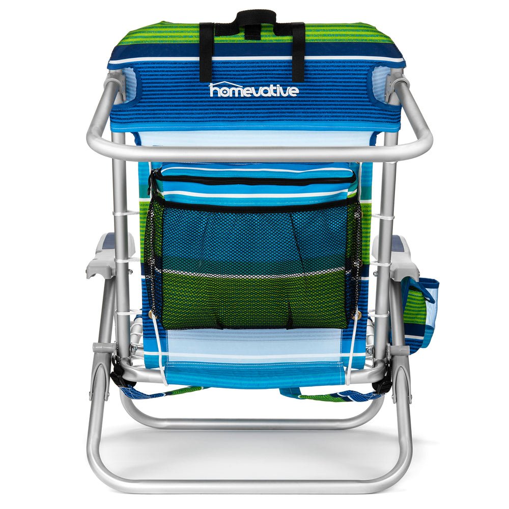 Compact folding fits trunk, closet, or storage space for Homevative chair.
