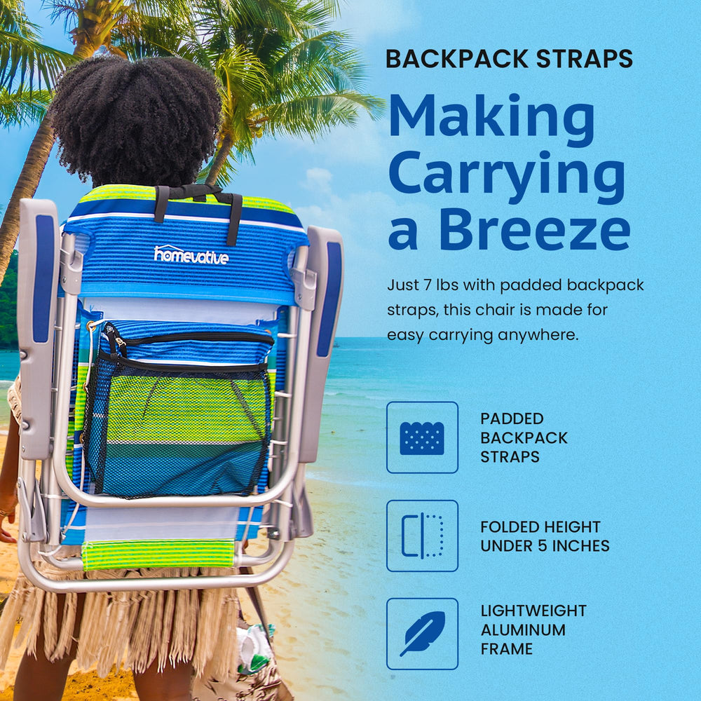 XL Cooler Pouch by Homevative keeps drinks nearby during sunny beach days.