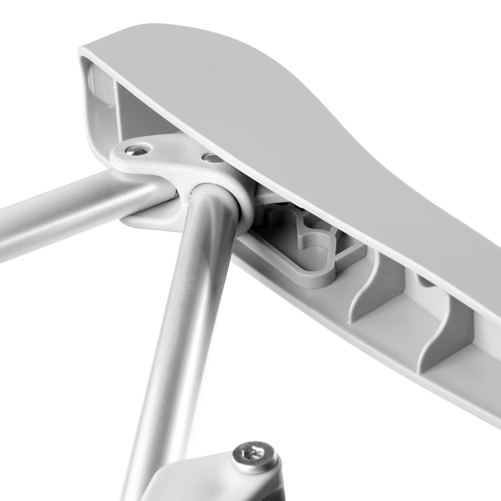 Four-position recline on Homevative chair for versatile seating.