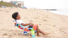 Homevative chair large storage pouch keeps essentials handy.