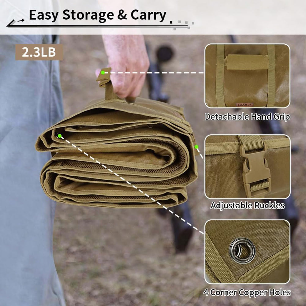 HOMEYA top storage pockets keep ammo and tools within reach.