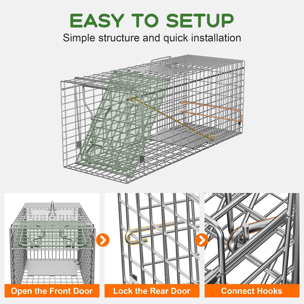 HomGarden humane design protects animals and handlers during use.