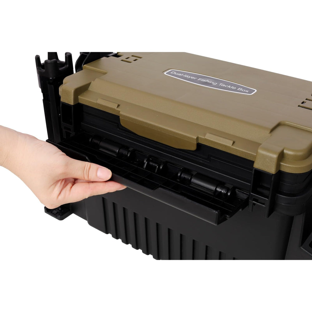 Homonova tackle box durable hard plastic built for rugged trips