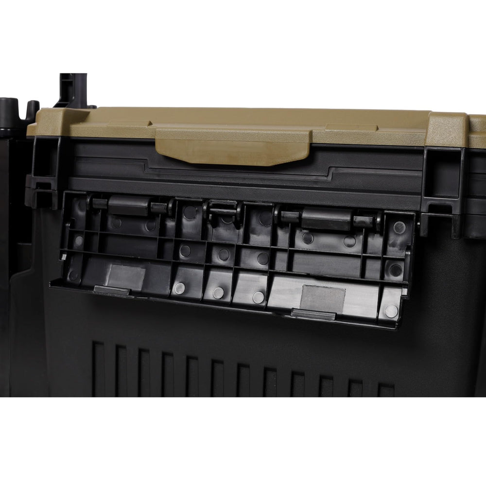 Homonova tackle box with rod holders ready for on-water setups