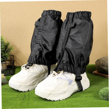 Homoyoyo adjustable elastic band gaiters for a secure boot fit