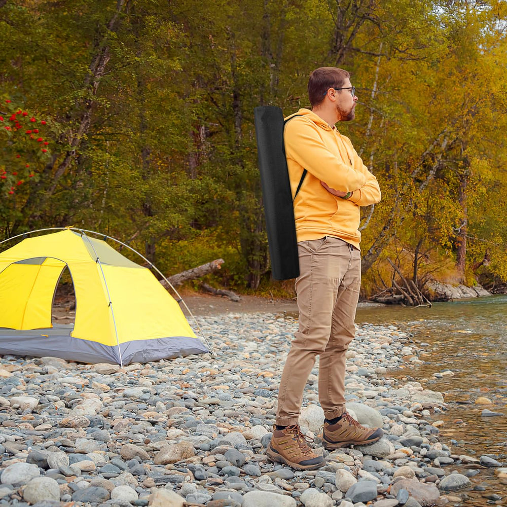 Bag in use for tent poles and camping equipment