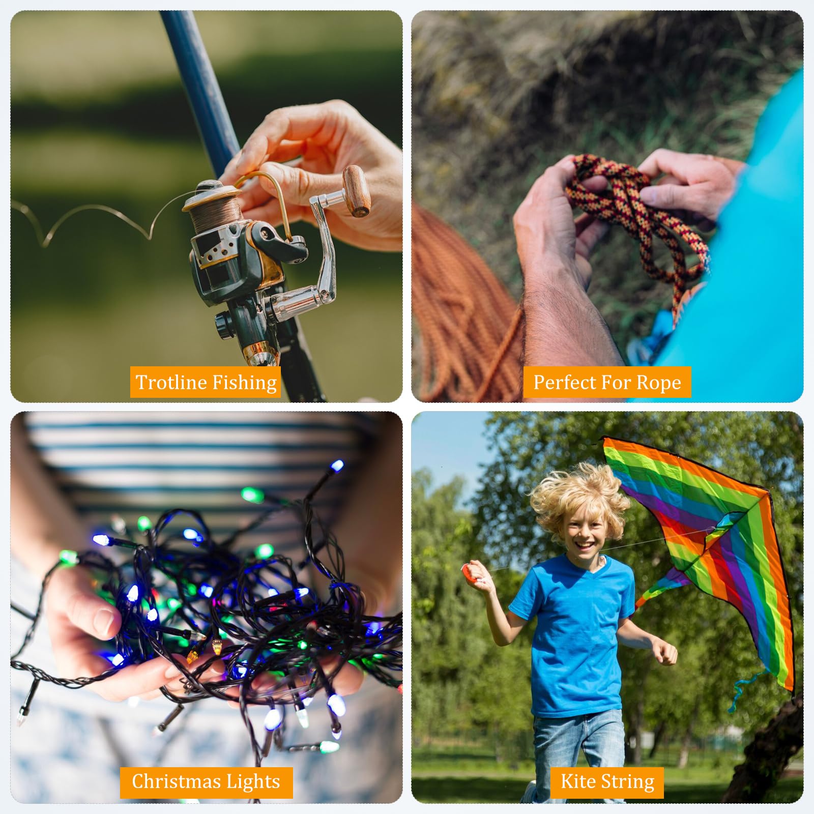 Homoyoyo multi-purpose cord organizer keeps camping, boating, and DIY cords tidy.