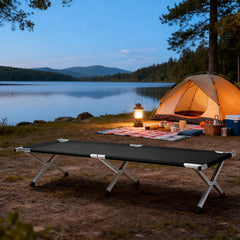 HOMSUPPLIE'S cot dimensions 74 by 27 inches offering ample sleeping space.