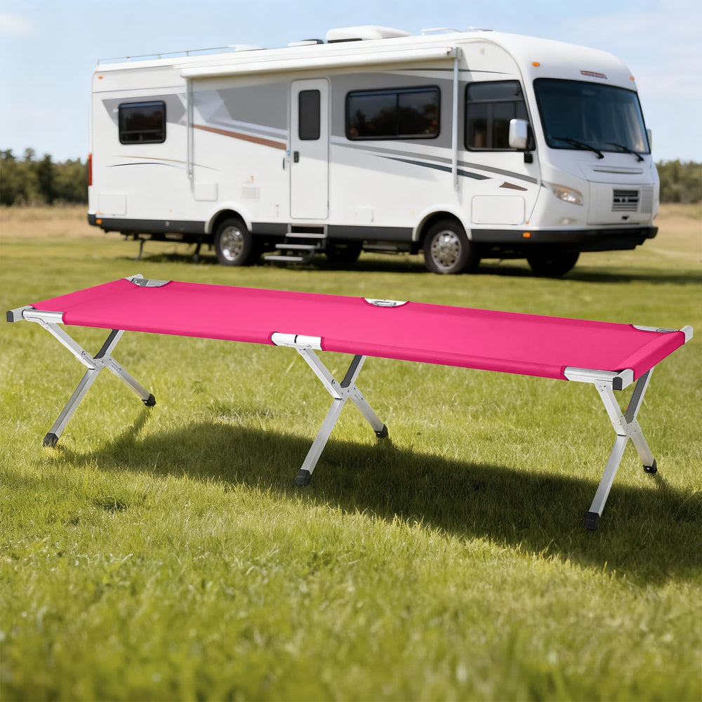 HOMSUPPLIE'S cot features 600D waterproof polyester fabric