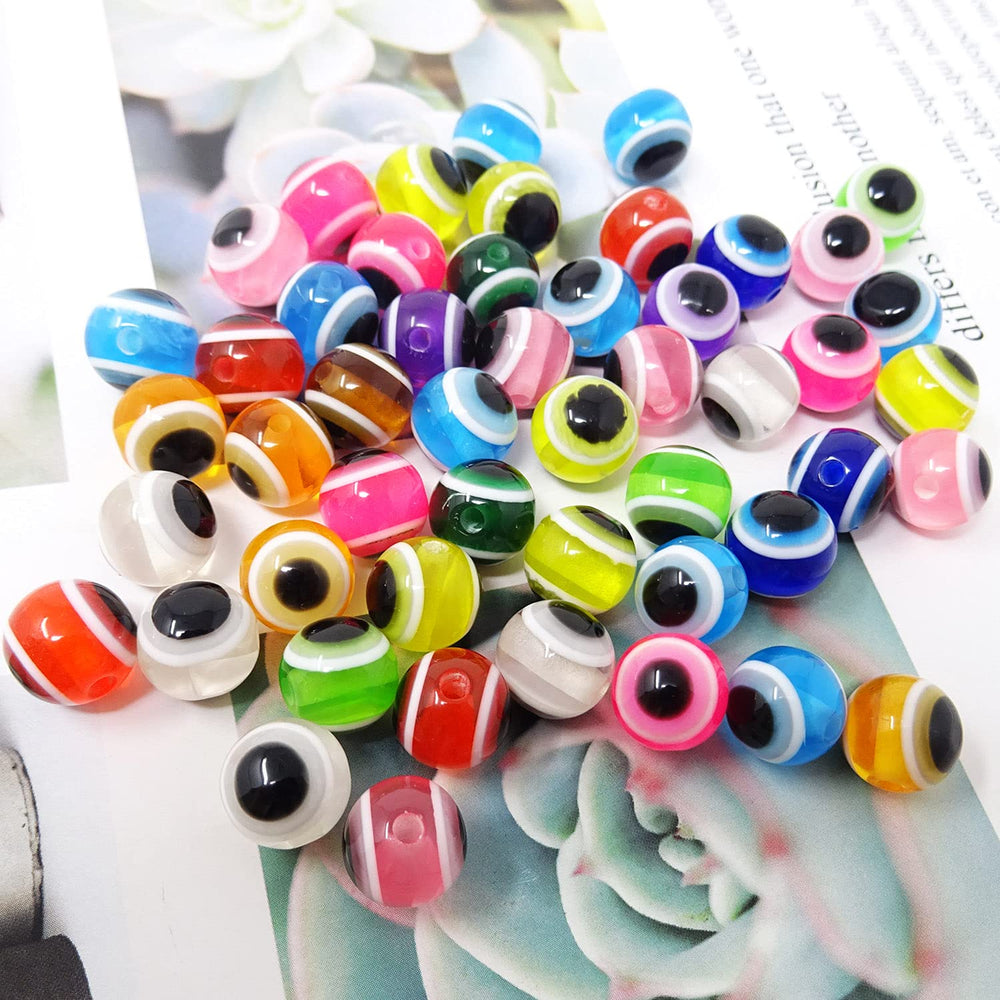 Beads for lures and rigs with hole for fishing line