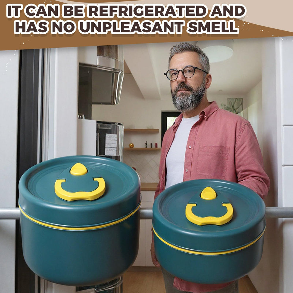 Stackable design and carrying handle for easy transport