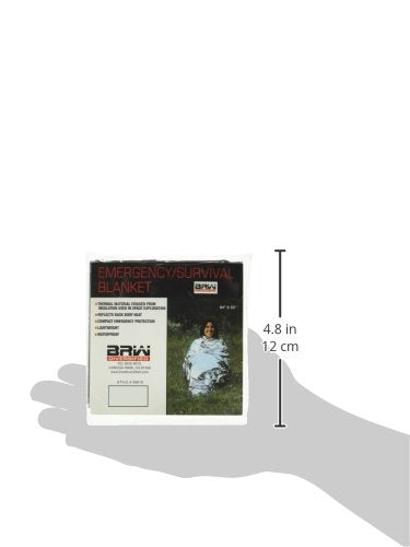 Honeywell emergency blanket silver packaged, convenient for stocking in home or car kits