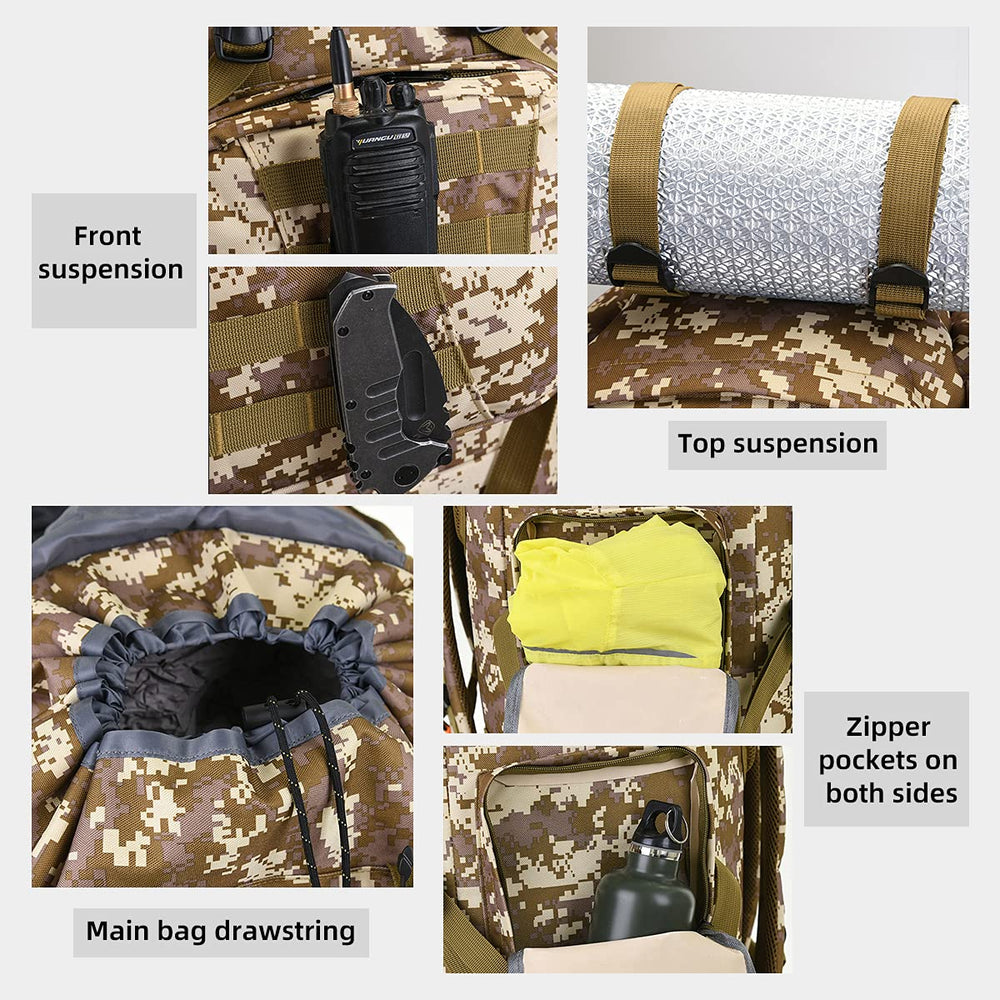 HongXingHai 100L waist bag included supports quick-access essentials.