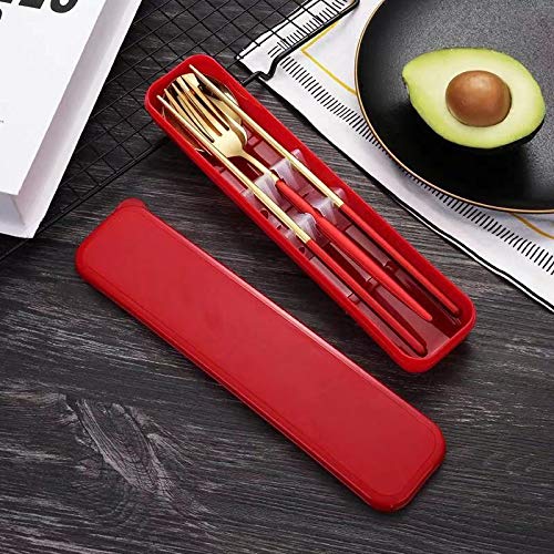 HonHeam four-piece portable tableware set in a box, ideal for gifting or travel