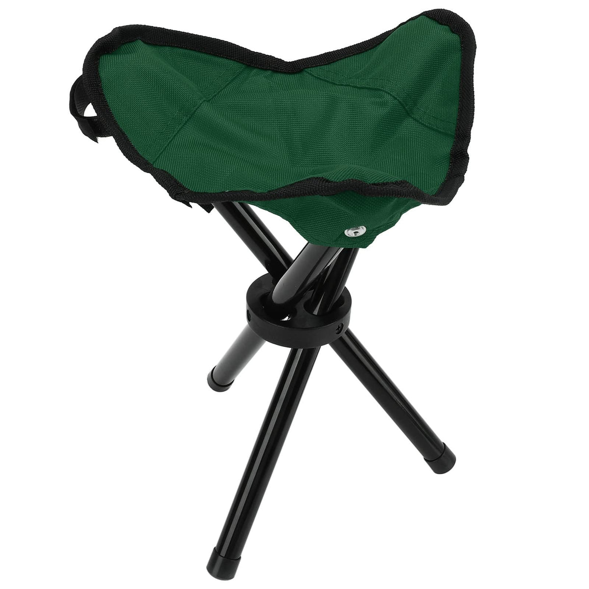 Honio camping tripod stool close-up shows rugged fabric for outdoor seating