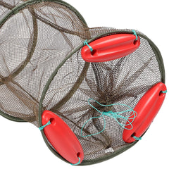 HONMEET Thickened Fishing Net drawstring closeup highlights adjustable control to keep catch contained.