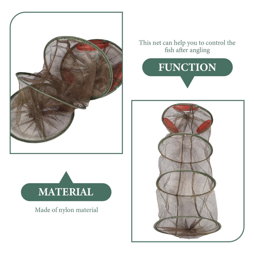HONMEET Thickened Fishing Net portable storage case illustrates lightweight, packable gear for trips.
