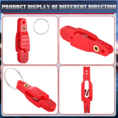 Clip with O-shaped ring for easy storage and portability
