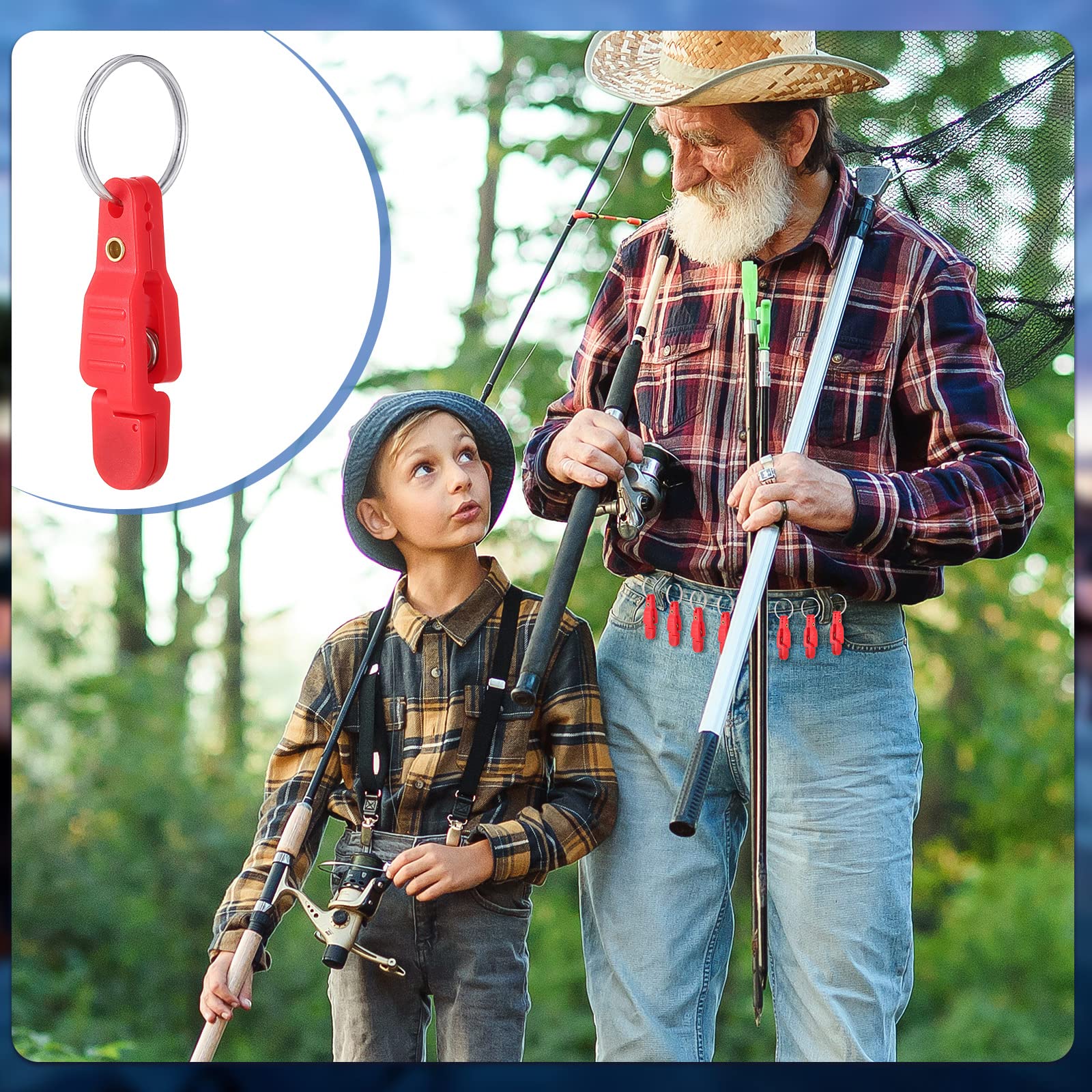 Downrigger fishing accessories compatible with seawater and freshwater