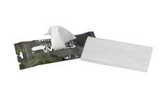 HOO AHHS unscented field towels in field environment for post-dressing and gear cleanup
