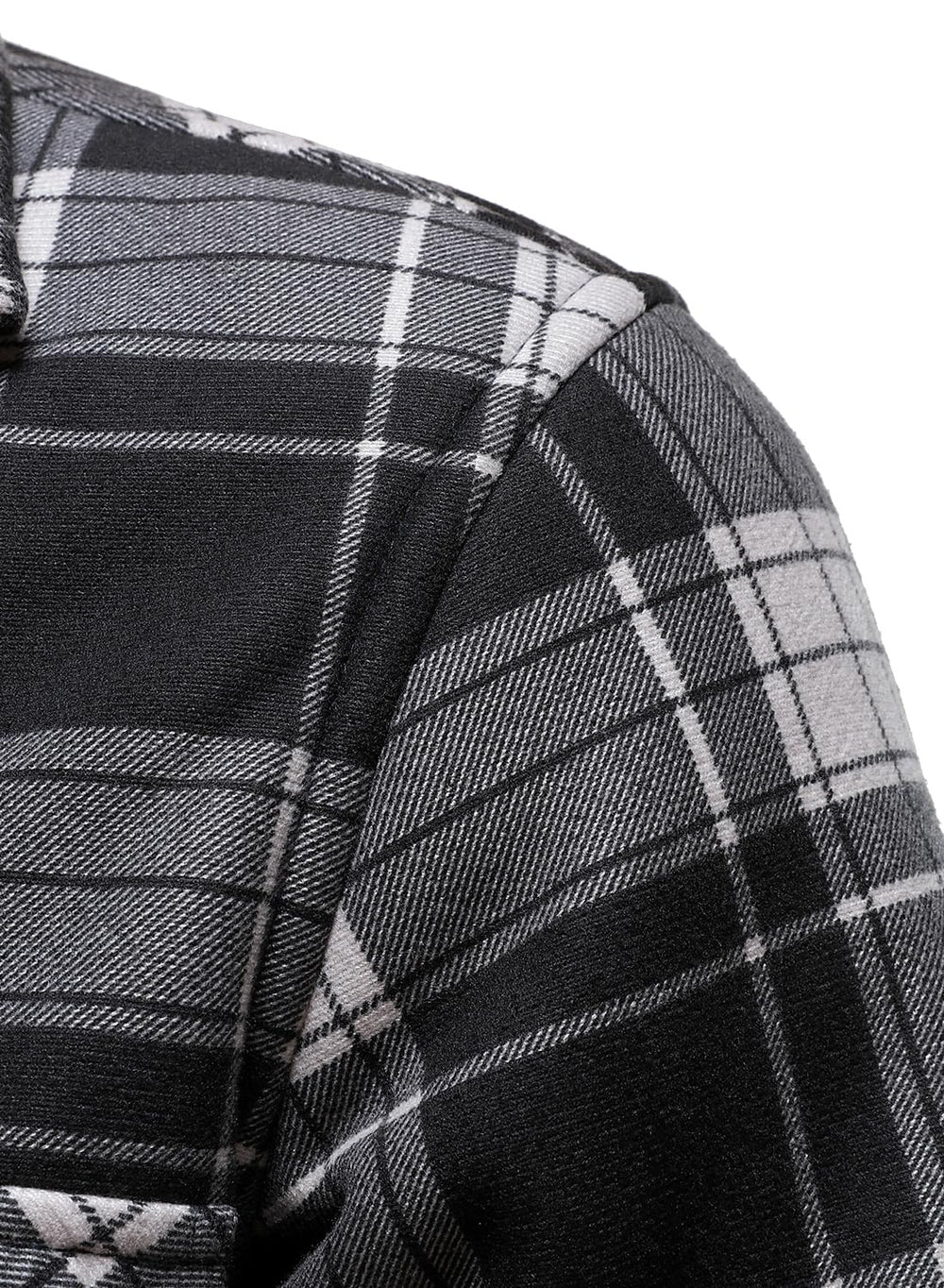 HOOD CREW interior sherpa lining visible at collar for added warmth detail.