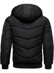 HOOD CREW built-in pockets demonstrate secure storage for everyday essentials.