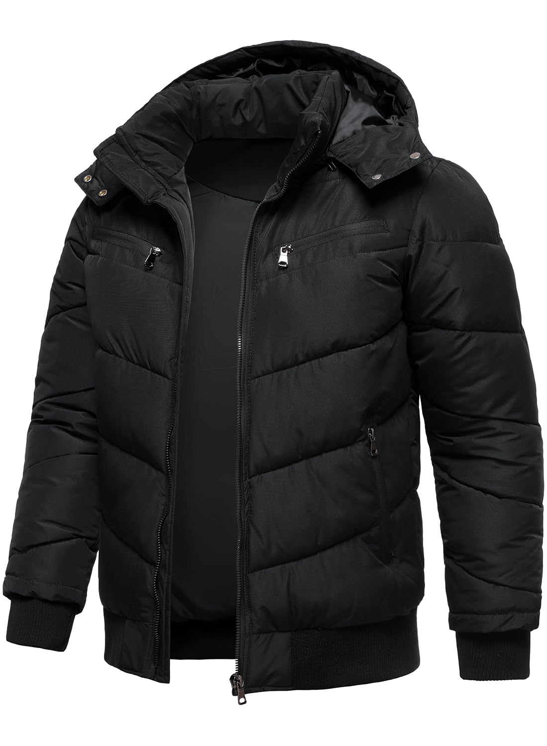HOOD CREW removable hood detail emphasizes adaptable cold-weather protection.