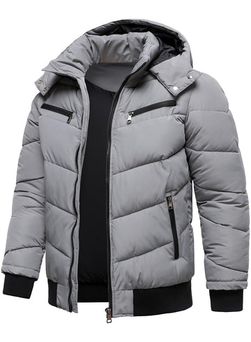 HOOD CREW windproof parka ribbed cuffs and hem for enhanced wind protection