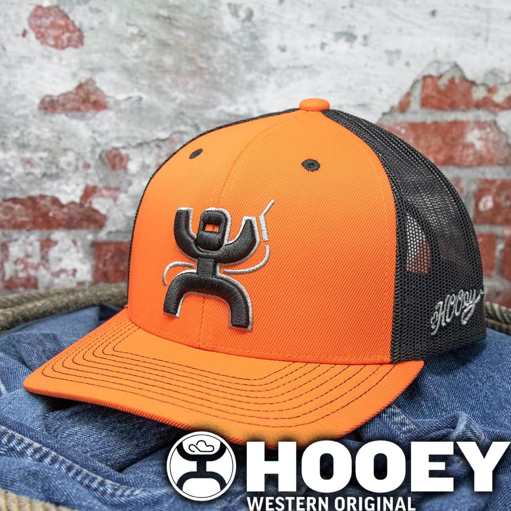 HOOEY Arc Trucker Hat adjustable snapback for a personalized fit.