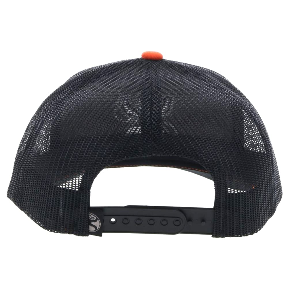 HOOEY Arc Trucker Hat side profile showing breathable mesh back design.