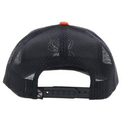 HOOEY Arc Trucker Hat side profile showing breathable mesh back design.