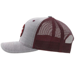 HOOEY Cayman logo mid-profile cap on head, clean curved bill for casual style