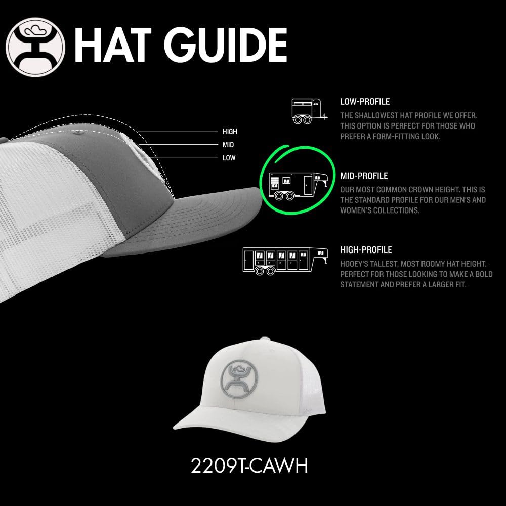 HOOEY O Classic adult-friendly hat suitable for outdoor activities.