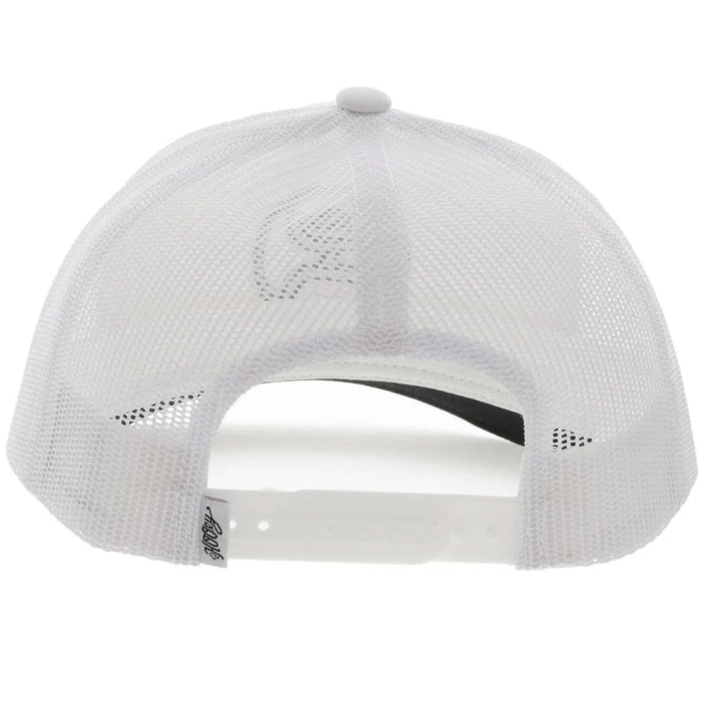 HOOEY O Classic white camo cap with breathable mesh back.