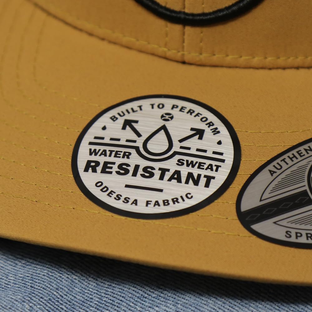 HOOEY O Classic trucker hat back view emphasizes two-tone balance.