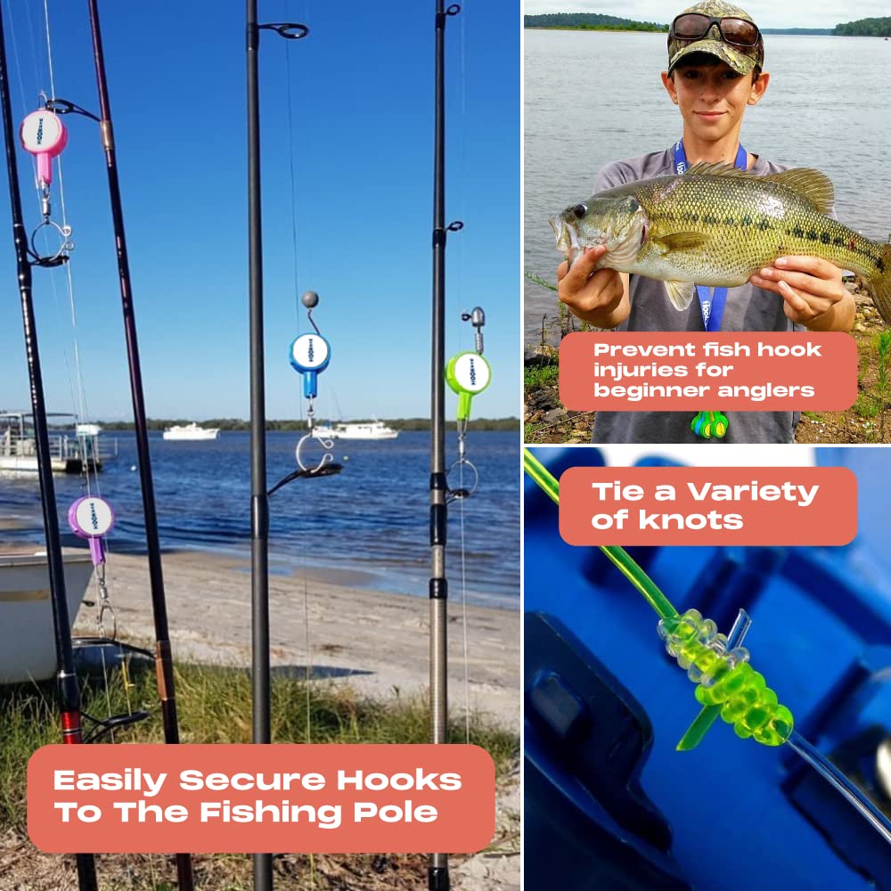 HOOK-EZE enables complex knots like Blood Knot and FG Knot for strong rigs.