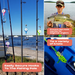 HOOK-EZE enables complex knots like Blood Knot and FG Knot for strong rigs.