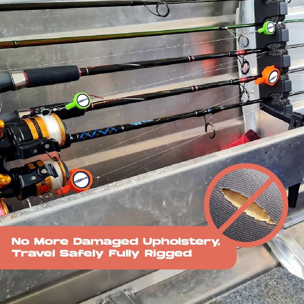 Packaging of HOOK-EZE four-piece knot tying tool set